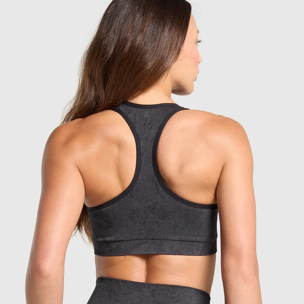 Adapt Camo Racer Back Sports Bra - Image 2