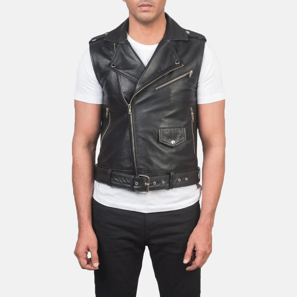 Men Leather Vest