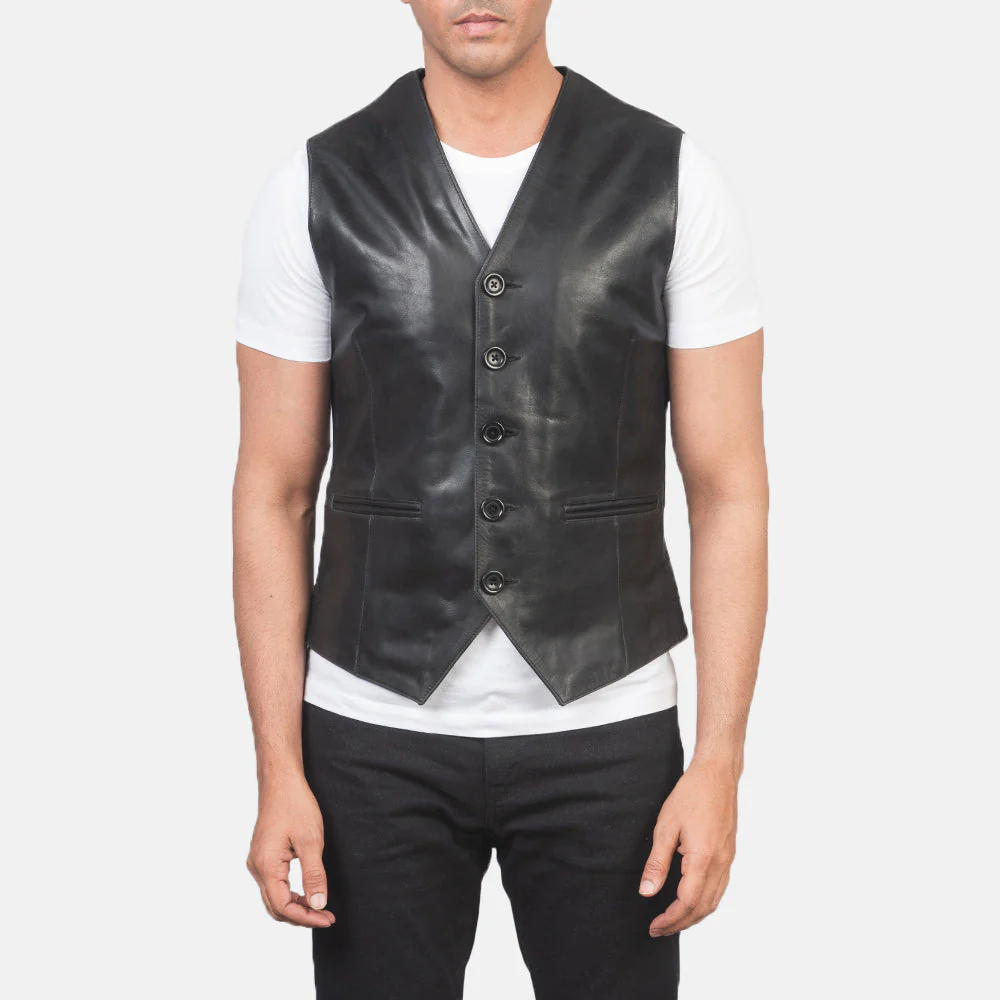 Men Leather Vest