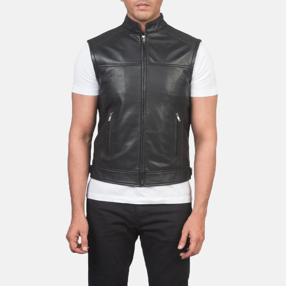 Men Leather Vest