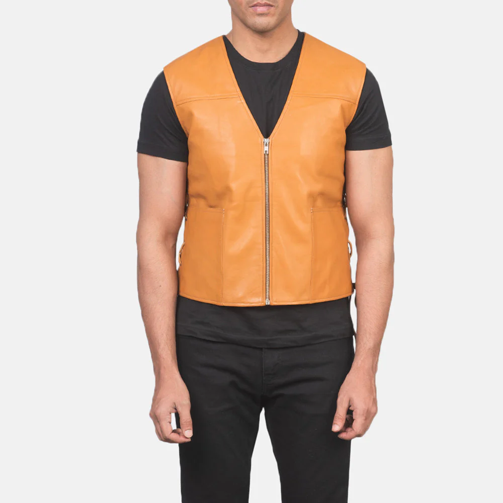 Men Leather Vest
